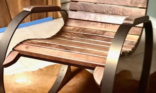 fauteuil rocking chair bois sur mesure jimmy artwood