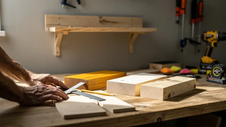 Comparatif chêne, hêtre et pin pour une étagère murale, test DIY en atelier
