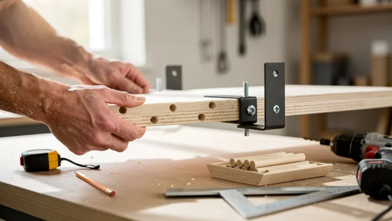 Tourillons ou équerres pour assembler une étagère simple : comparaison DIY réaliste